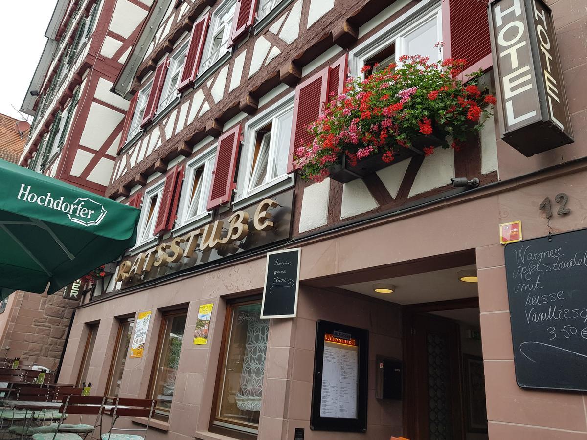 Hotel-Restaurant Ratsstube Calw Exterior photo